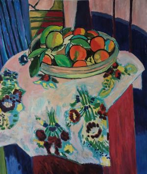 Живопись, Натюрморт - Копия французского художника Анри Матисса, натюрморт Henri Matisse copia still life 