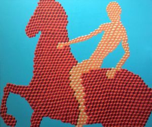 Живопись, Абстракционизм - Красный конь