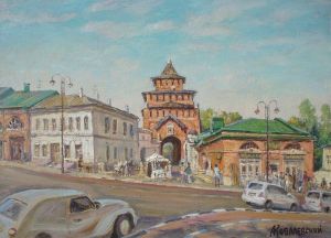 Живопись, Городской пейзаж - Коломенский Кремль. Пятницкие ворота