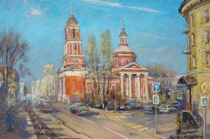 Живопись, Городской пейзаж - Церковь Троицы Живоначальной