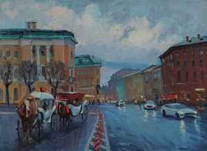 Живопись, Импрессионизм - В Петербурге дожди