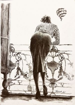 Графика, Фигуративизм - Воздухоплаватели