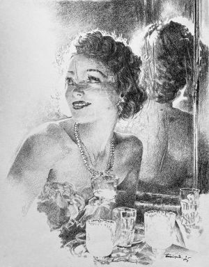 Графика, Портрет - Сияние