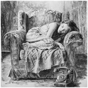 Графика, Фигуративизм - 6-ой сон Полины