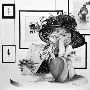 Графика, Фигуративизм - Ах,Вернисаж! Триптих. Часть 3 - Скепсис.