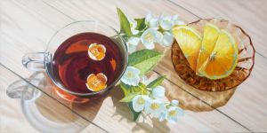 Живопись, Реализм - Солнечный чай с жасмином