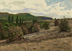 Живопись, Пейзаж - Сентябрь. Крым.