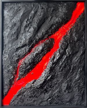 Живопись, Интерьер - Бомбовая лава вашей внутренней силы