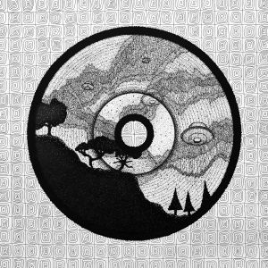 Графика, Интерьер - Пришествие Инопланетяне в лесу Ночной горный пейзаж