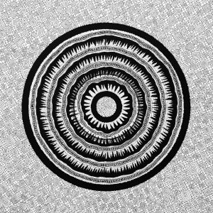 Графика, Интерьер - Сердитый Черно-белая графика с узором