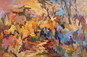 Живопись, Пейзаж - Ирисы в садах Клода Моне