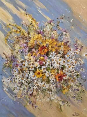 Живопись, Интерьер - Летний букет