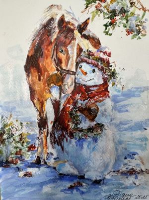 Живопись, Анималистика - Декабрь