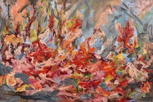 Живопись, Пейзаж - Маки