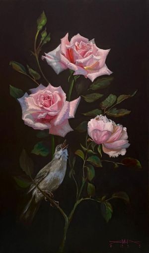 Живопись, Сюжетно-тематический жанр - Соловей и роза.