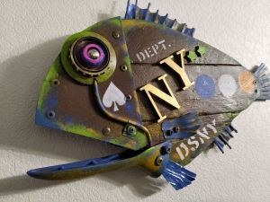 Скульптура, Рельеф - Рыба DSNY ( New York Department of Sanitation)