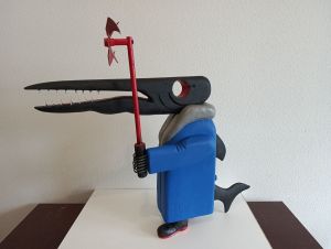 Скульптура, Круглая - Крокофиш