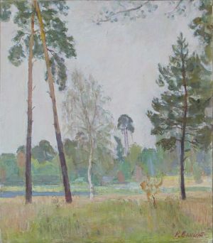 Живопись, Пейзаж - Лебяжье озеро