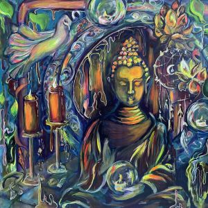 Живопись, Натюрморт - Чайный будда