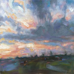 Живопись, Пейзаж - В поезде