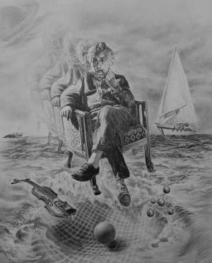 Графика, Портрет - Теория Эйнштейна 