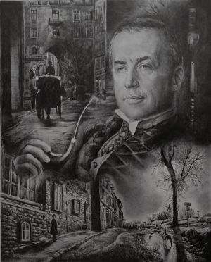 Графика, Сюжетно-тематический жанр - Шерлок Холмс 