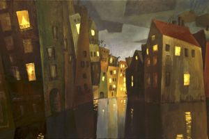 Живопись, Городской пейзаж - Амстердамчик