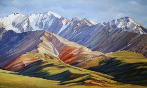 Живопись, Пейзаж - Алеутский хребет