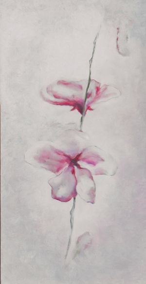 Живопись, Натюрморт - Зимние орхидеи